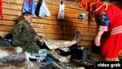 Ханты-Манси автоном аймагындагы ханты элинин өкүлдөрү. 09.6.2021.