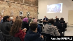 A roundtable event at the Sakharov Center in Moscow in 2019