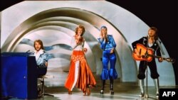 ABBA на "Евровидении" в 1974 году.