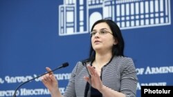 Пресс-секретарь МИД Армении Анна Нагдалян (архив)