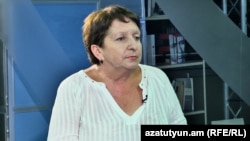 Жанна Алексанян в студии «Азатутюн ТВ», Ереван 21 августа 2017 г.