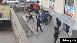Драка в центре Бишкека.