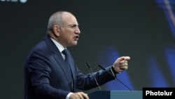 Վարչապետ Նիկոլ Փաշինյանը ելույթ է ունենում «Քաղաքացիական պայմանագրի» 7-րդ համաժողովում, Երևան, 20-ը սեպտեմբերի, 2025թ. 