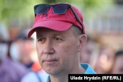 Валер Цапкала падчас выбарчай кампаніі 2020 году