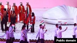 Варзишгарони тоҷик дар маросими ифтитоҳи Бозиҳои III осиёии наврасон дар Баҳрайн