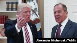 در چهار سال گذشته این اولین بار است که سرگئی لاوروف، وزیر خارجه روسیه، در کاخ سفید حضور می‌یابد.