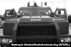 Бронеавтомобіль «Козак-2», який використувується в частинах прикордонної служби і Національної гвардії України