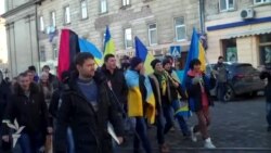 У Львові учасники Майдану протестували на підтримку арештованих побратимів