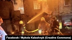 Наслідки одного з попередніх ударів на Київщині, липень 2025 року