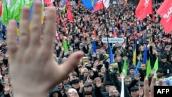 Голосування за резолюцію мітингу