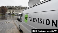 Неподалік від стадіону «Лужники» в Москві, 11 листопада 2017 року
