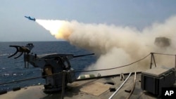 شلیک یک موشک در جریان مانور ارتش جمهوری اسلامی، ۳۰ مرداد