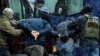Police in Belarus have violently cracked down on the demonstrators, with more than 27,000 detentions, according to the United Nations.