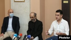 21-ի հեռանկարներ փառատոնի մեկնարկին նվիրված մամլո ասուլիսի բանախոսները
