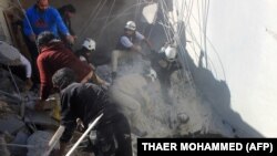 Алеппо после бомбардировок (архив)