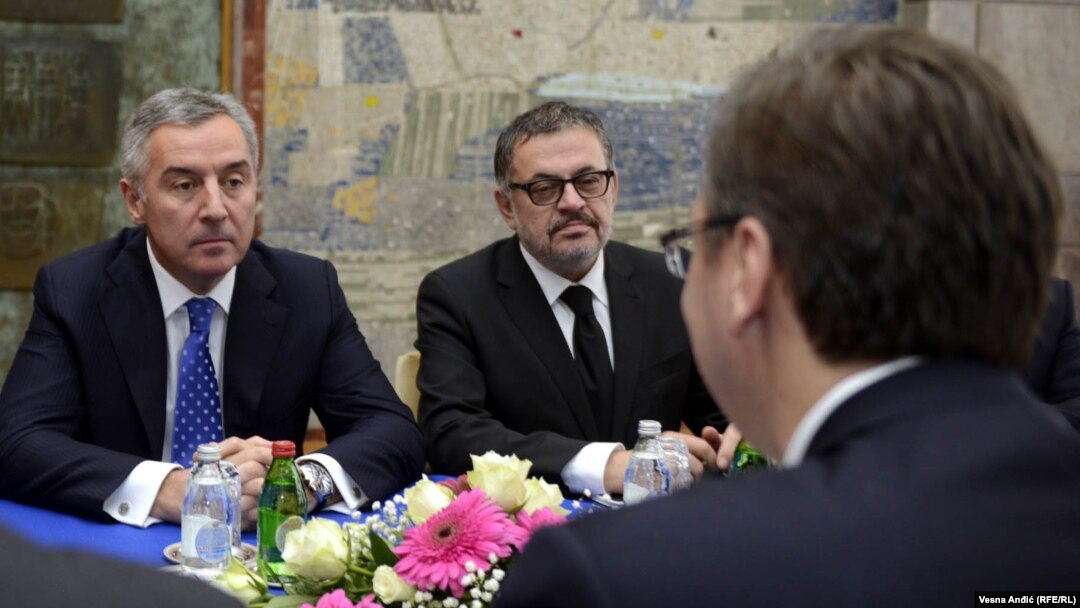 Susret Mila Đukanovića i Aleksandra Vučića, Beograd, 2014.