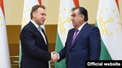 Встреча Эмомали Рахмона и Игоря Шувалова, 27 января 2017 года