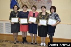 Рәхмәт хатлары белән бүләкләнүче туган тел укытучылары