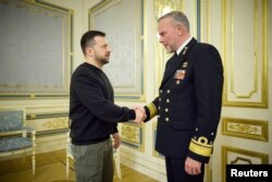 Встреча адмирала Роба Бауэра с президентом Украины Владимиром Зеленским. Киев, 21 марта 2024 года