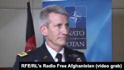 ژنرال نیکولسون برای شرکت در نشست وزیران ناتو به بروکسل رفته است.