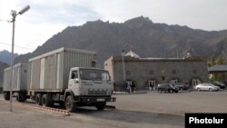 Армения - Мегринский КПП на границе с Ираном