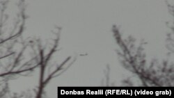 Розвідувальний дрон армії РФ над Серебрянським лісом