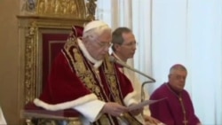 پاپ بنديکت شانزدهم از مقام خود کناره‌گيری می‌کند 