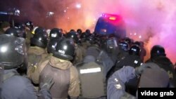 Сутички в Нових Санжарах через евакуацію громадян з Китаю, 20 лютого 2020 року