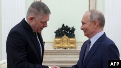 Ռուսաստանի նախագահ Վլադիմիր Պուտին և Սլովակիայի վարչապետ Ռոբերտ ֆիցո, արխիվ