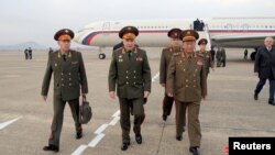 Заступник міністра оборони Росії Віктор Горемикін під час візиту до Пхеньяна