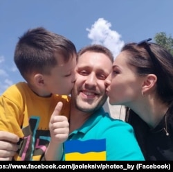 Сям’я Алексевых — Галіна, Яраслаў і сын Раман