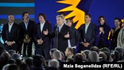 Бидзина Иванишвили и лидеры правящей партии (иллюстративное фото)