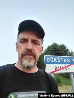 22 июня 2021 года, 4 часа утра, первое фото на литовской земле после успешного побега