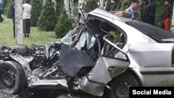 Бишкектеги жол кырсыктарынан тартылган сүрөт.