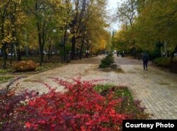 Осень на бульваре Пушкина