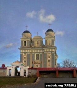 Касьцёл сьв. Тадэвуша ў вёсцы Лучай. Пастаўскі раён.
