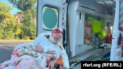 Сумыдагы карылар үйүндө жабыркаган аял. 