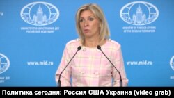 Russian Foreign Ministry spokeswoman Maria Zakharova (file photo)