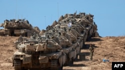 Ізраїльські танки на кордоні із сектором Гази, 16 вересня 2025 року