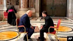 Встреча Зеленского и Трампа в Ватикане