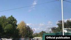 Появление российского вертолета связали с начатыми 21 сентября военными учениями «Кавказ 2020»