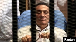 حسنی مبارک، رئیس جمهور پیشین مصر.