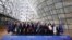 European Union and Western Balkan leaders pose for a group photo during an EU summit in Brussels on June 23. 
