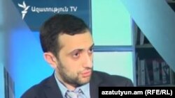 Դանիել Իոաննիսյանը «Ազատության» տաղավարում, արխիվ: