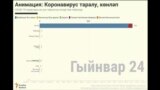 Анимация: Коронавирус таралу, көнләп