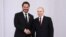 Opera singer Ildar Abdrazakov (left) and Russian President Vladimir Putin (file photo)