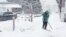 Весенняя метель в Симферополе (видео)