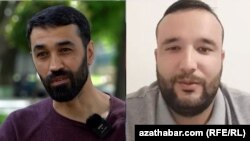 Alişer Sahatow (çepde) we Abdulla Orusow