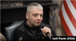 Максим Буткевич під час заходу в Українському домі, присвяченому поводженню з військовополоненими