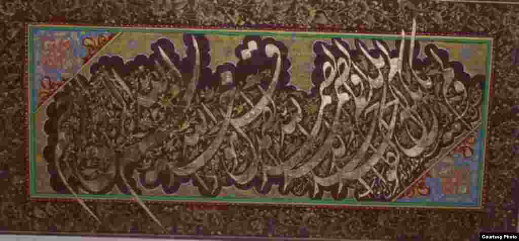 خوش نویسی اثر مهدی فلاح